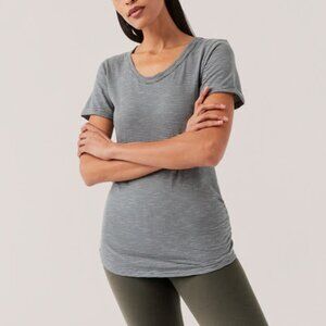 Pact Women's Pinstripe Easy Scoop Neck Tunic